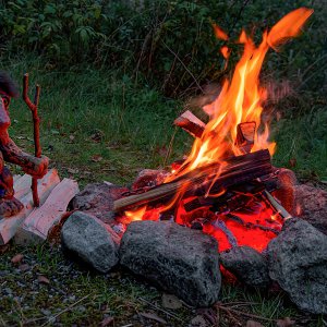 Lagerfeuer in Norwegen...... Wolfgang Rauchfleisch